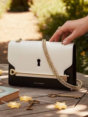Strathberry East/West Stylist Key Alice in Wonderland Special Edition Bag